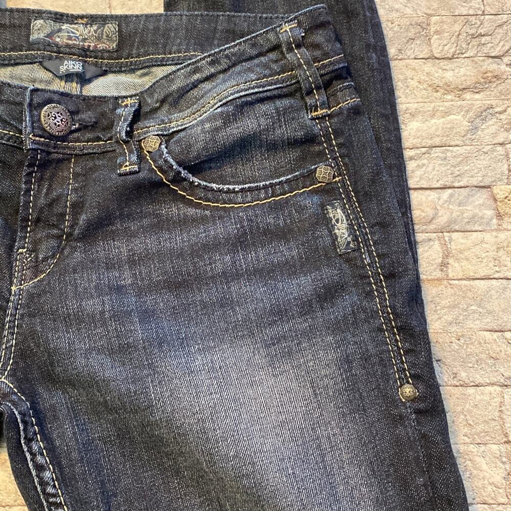 Silver jeans- Sz W28/ L31- Aiko Skinny - Picture 6 of 10